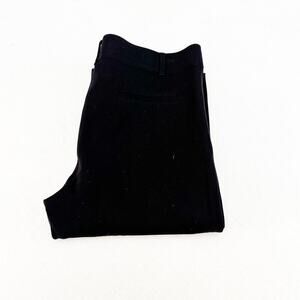 Betabrand Black Heavyweight Stretch Straight Slide On Leg Legging Pant Size L